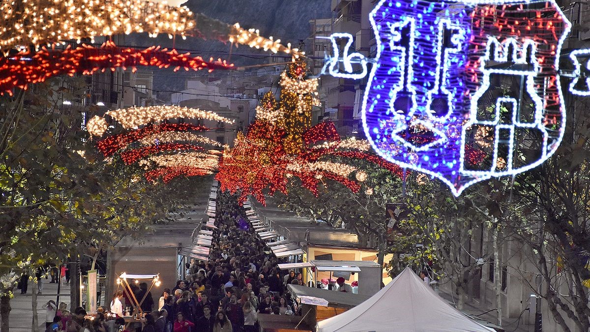 Feria de navidad en Xixona